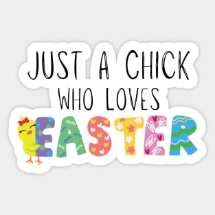 Easter Chick Sticker